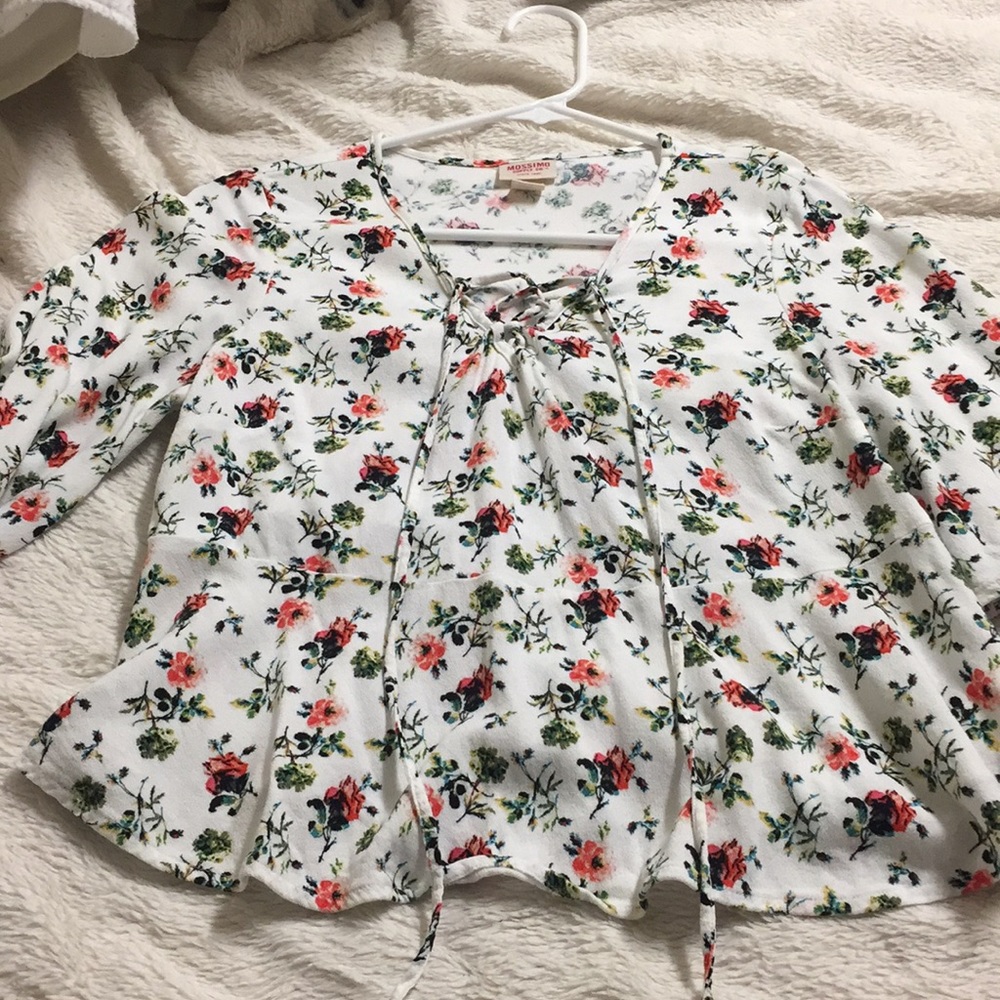 peplum floral top